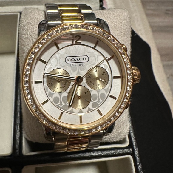 Coach to tone, silver and gold watch main image 4